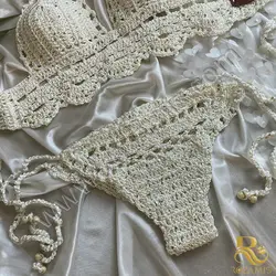 بیکینی ابریشم پولک دار- مدل BI-231 - فروشگاه پوشاک رُزامیس