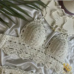 بیکینی ابریشم پولک دار- مدل BI-231 - فروشگاه پوشاک رُزامیس