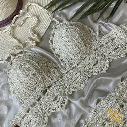 بیکینی ابریشم پولک دار- مدل BI-231 - فروشگاه پوشاک رُزامیس