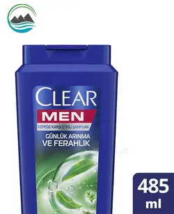 شامپو ضد شوره مردانه کلیر حاوی عصاره اکالیپتوس و سدر 485 میل