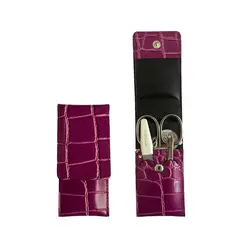 ست ابرو و ناخن چرم طرحدار نیپس