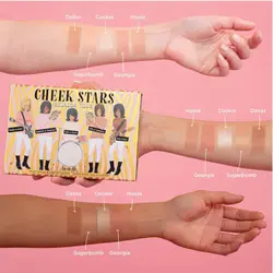 پالت بنفیت Cheek Stars (رژگونه، برنزر و هایلایتر)