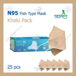 ماسک فیش تایپ (سه بعدی) N95 سایز بزرگ رسپی نانو