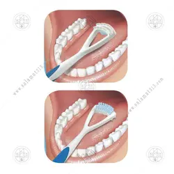 مسواک زبان پاک کن Tongue brush GUM