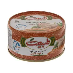 تن ماهی با لوبیا چیتی 180 گرم طبیعت