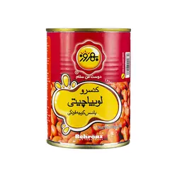 کنسرو لوبیا چیتی با سس گوجه فرنگی 390 گرم بهروز