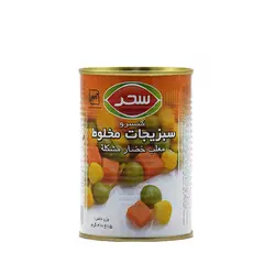کنسرو سبزیجات مخلوط 410 گرم سحر