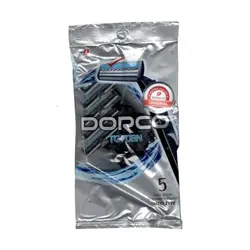 دورکو - ژیلت پفکی دو لبه صابونی 5 عددی