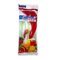 گلنوش - نی نوشیدنی تاشو 100 عددی