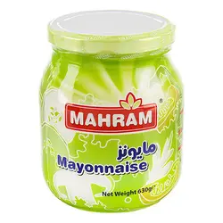 مهرام - سس مایونز 630 گرم شیشه ای