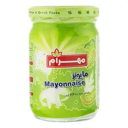 مهرام - سس مایونز 240 گرم شیشه ای