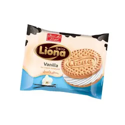 شیرین عسل - بستنی ساندویچی شیری وانیلی لیونا 60 گرم