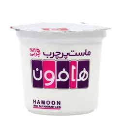 ماست پرچرب 650 گرم هامون