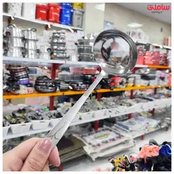 ملاقه آشپزی استیل سایز بزرگ 30 سانتی متری