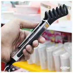 انبر سالاد و آشپزی مدل کرکماز فنر دار استیل سیلیکونی تویستی