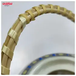 قوری چینی دسته حصیری