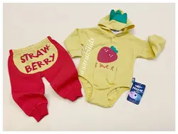 دو تکه توت فرنگی خردلی