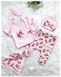 پنج تکه ایماج طرح گل رز