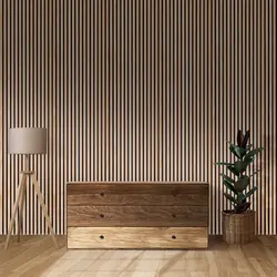 دیوار پوش چوبی ایزیا پنل 1015 - Natural Ash1 | سارای دکور