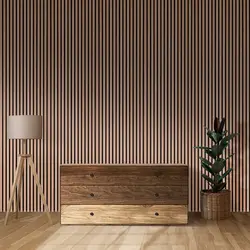 دیوار پوش چوبی ایزیا پنل 1043 - Brown Oak | سارای دکور