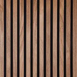 دیوار پوش چوبی ایزیا پنل 1037 - Brown Beech | سارای دکور