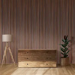 دیوار پوش چوبی ایزیا پنل 1037 - Brown Beech | سارای دکور