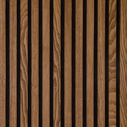 دیوار پوش چوبی ایزیا پنل 1028 - Brown Ash2 | سارای دکور