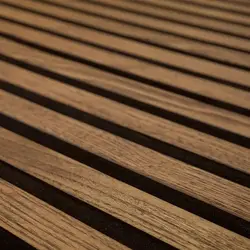 دیوار پوش چوبی ایزیا پنل 1028 - Brown Ash2 | سارای دکور