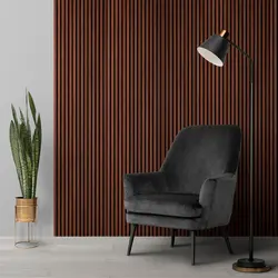 دیوار پوش چوبی ایزیا پنل 1005 - Rose Walnut | سارای دکور