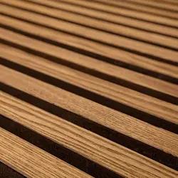 دیوار پوش چوبی ایزیا پنل 1012 - Brown Ash1 | سارای دکور