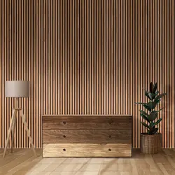 دیوار پوش چوبی ایزیا پنل 1012 - Brown Ash1 | سارای دکور