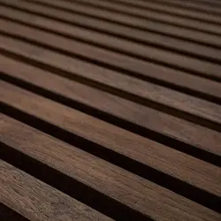 دیوار پوش چوبی ایزیا پنل 1001 - Brown Walnut | سارای دکور