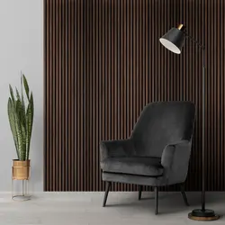 دیوار پوش چوبی ایزیا پنل 1001 - Brown Walnut | سارای دکور