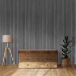 دیوار پوش چوبی ایزیا پنل 1024 - Light Gray Ash2 | سارای دکور