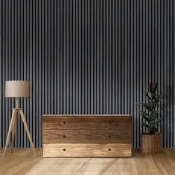 دیوار پوش چوبی ایزیا پنل 1026 - Dark Gray Ash2 | سارای دکور