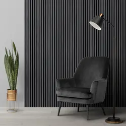 دیوار پوش چوبی ایزیا پنل 1026 - Dark Gray Ash2 | سارای دکور