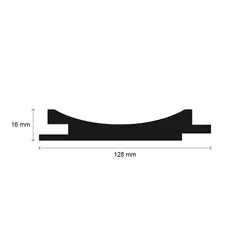 پروفیل MDF دیواری AGT مدل LB-3846 کد 397 | سارای دکور