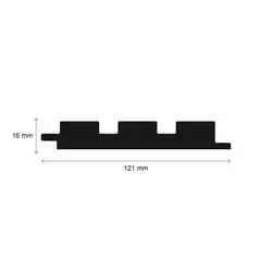 پروفیل MDF دیواری AGT مدل LB-3841 کد 730 | سارای دکور