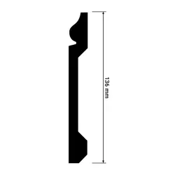 قرنیز ویکتوریا 13.6 سانتی مدل B136 | Saray Decor