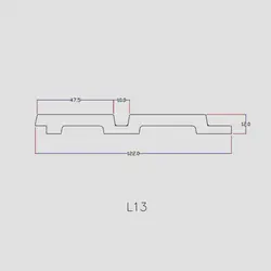 دیوار پوش لوور L1348 | Saray Decor