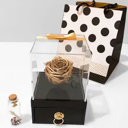 رز جاودان طلائی باکس سوپر