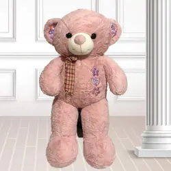 عروسک خرسی 85 سانتی متری - صورتی