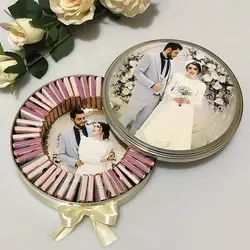 جعبه شکلات فلزی تصویری رویال