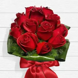 دسته گل رز تسنیم