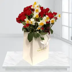 جعبه گل رمانتیک