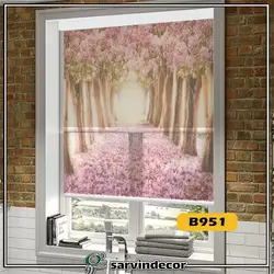 پرده شب و روز مدل منظره طبیعی در 11 طرح