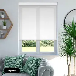 پرده شید رول ساده رنگی در 14 رنگ