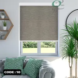 پرده شید رول طرح چوب در 8 رنگ