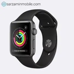 ساعت هوشمند اپل واچ سری 3 مدل 42mm بدنه آلومینیوم با بند اسپرت