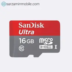 کارت حافظه‌ microSDHC سن دیسک مدل A1 کلاس 10 استاندارد UHS-I سرعت 100MBps ظرفیت 16 گیگابایت